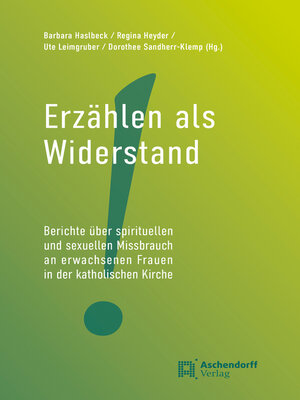 cover image of Erzählen als Widerstand
